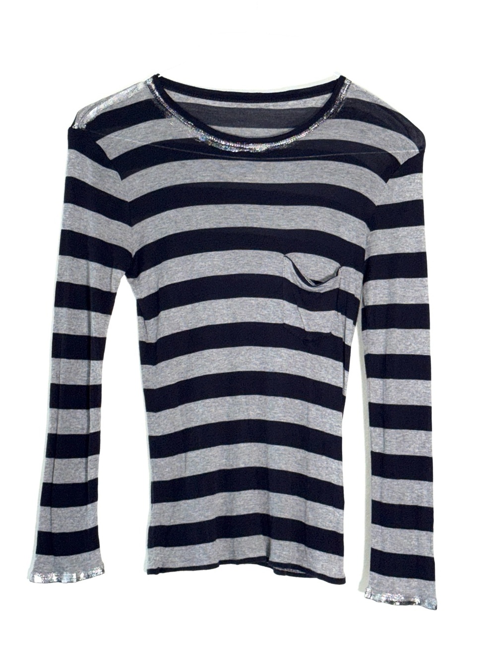 Zadig & Voltaire Women’s Sheer Stripes Top